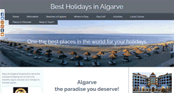 Desktop Screenshot of best-holidays-in-algarve.com